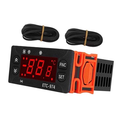 Temperaturregler, Kühlschrankthermostat, LED-Digitalanzeige, Allzweck etc-974,
