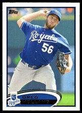Greg Holland 2012 Topps #409 Royals MLB READ FREE SHIPPING AutographDen