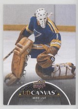 2021-22 Upper Deck Series 2 UD Canvas Retired Stars Black Mike Liut #C246 2o7