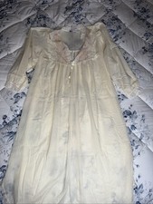 Vintage Christian Dior Nightgown Ivory Lace Vintage Nightgown