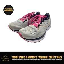 Saucony Ride 14 Running Shoes Womens 9.5 Fog Cherry Sneakers PWRRUN 1569