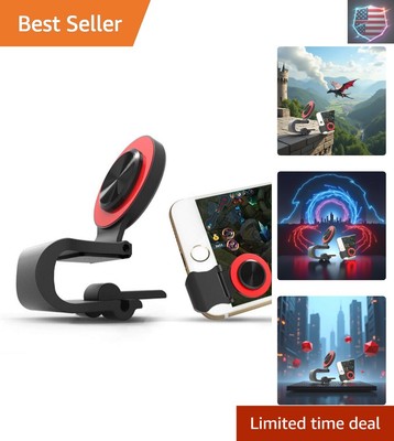 High-Sensitivity Mobile Joystick Controller Set: 2 Ergonomic Triggers for Gamers