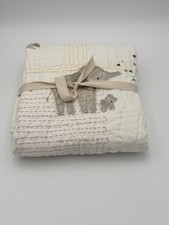 Pottery Barn Kids Ellis Elephant Baby Quilt 36 x 50