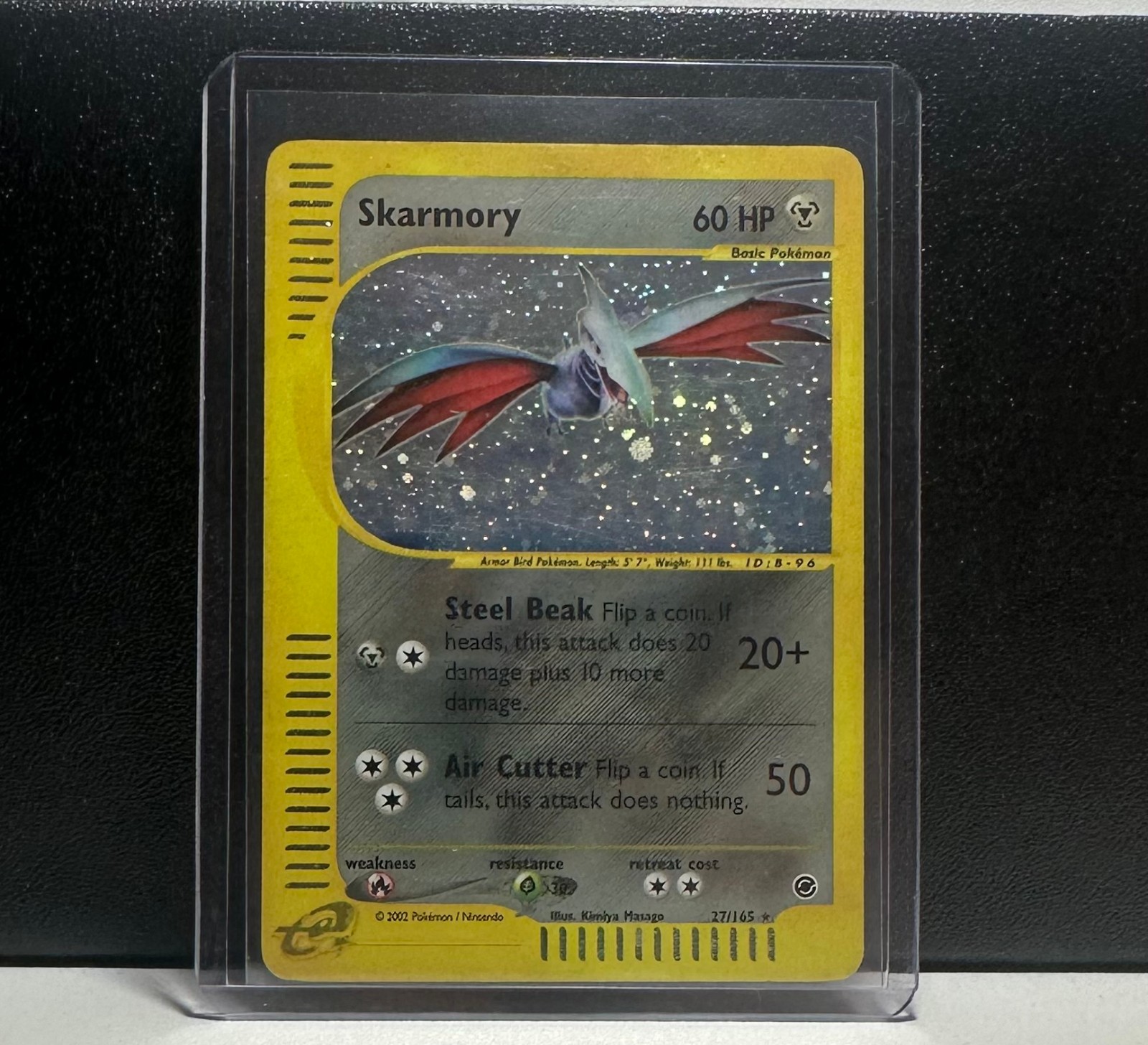 Skarmory – Expedition Base Set 27/165 (Rare Holo, e-Reader / WOTC, 2002)