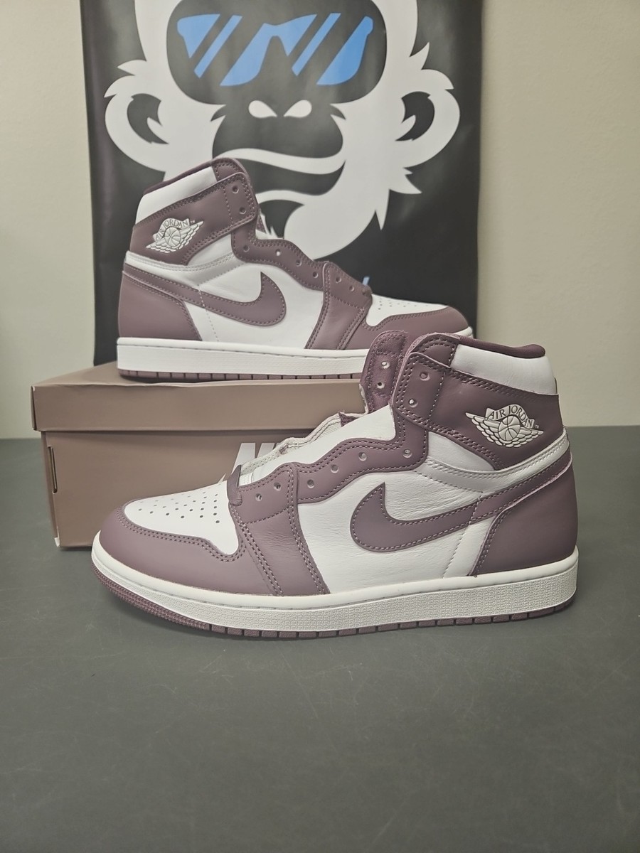 NEW Size 11 Men Nike Air Jordan 1 Retro High OG Sky J Mauve/ White
