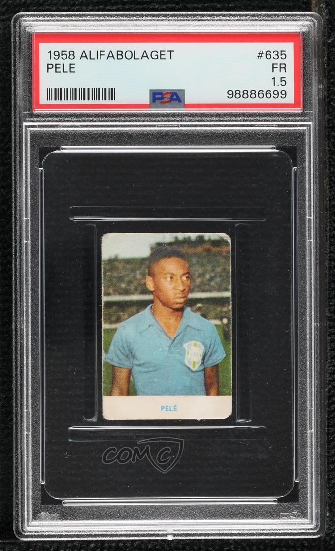 1958 Alifabolaget Pele #635 PSA 1.5 Rookie RC