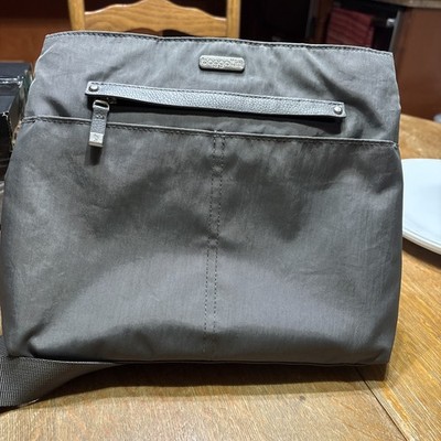 Baggallini Crossbody Bag Gray Nylon 