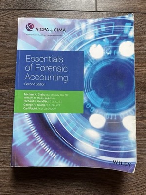 AICPA & CIMA Wiley Essentials of Forensic Accounting 2nd Edition Michael Crain