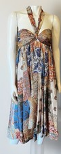 Zimmermann Devi Paisley Silk Halter High Low Silk Dress Size 2 (US 6/8)