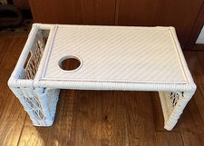 Vintage White Wicker Rattan Breakfast in Bed ...