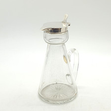 Sterling Silber Glas Whisky Noggin H B Johnson & Co Birmingham 1905