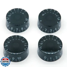 harpfeas 4PCS Imperial Inch Size LP Guitar Speed Dial Knobs 24 Fine Splines C