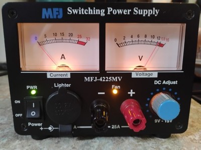 MFJ-4225MV VARIABLE SWITCHING POWER SUPPLY - Tested Working