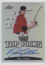 2019 Leaf Metal Draft Top Picks 1/50 Nick Lodolo #TP-NL1 Auto 0kn0