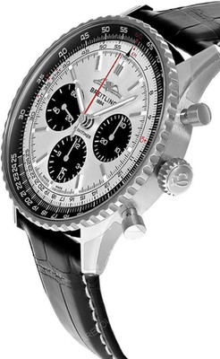 New Breitling Navitimer B01 Automatic 43mm Silver Dial Men's Watch AB0138241G1P1