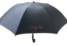 Vintage Yves St Laurent Opium for Men Push Button Umbrella with Wooden J Handle