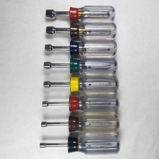 Craftsman Stubby Nut Driver 8 Piece Set 316 - 12 Sae H Series Usa Vintage Craftsman Stubby Nut Driver 8 Piece Set 316 - 12 Sae H Series Usa Vintage