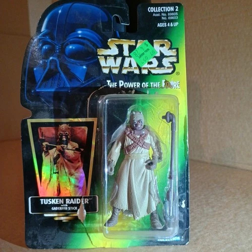 Kenner Tusken Raider With Gaderffi Stick Battle Club Action Figure