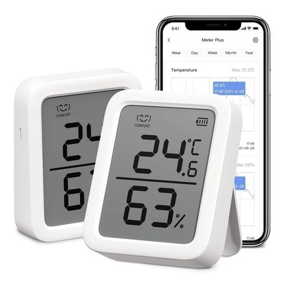 Thermometer Hygrometer Bluetooth Indoor Humidity Meter And Temperature Sensor Wi