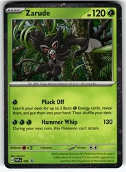 Zarude - 199 - Scarlet & Violet Black Star Promo (Cosmos Holo)