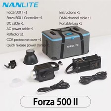 Nanlite Forza 500 II 500W 5600K COB LED Video Light Studio Photography Lighting