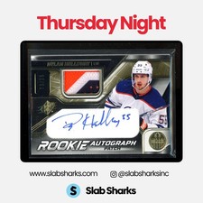 2022 UPPER DECK SPX #DH DYLAN HOLLOWAY ROOKIE AUTO PATCH RC /25