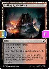 MTG Boiling Rock Prison Avatar Land Land  *Foil* NM