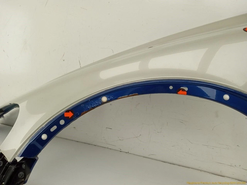 Volvo C30 Driver Left Front Fender Panel White Metallic Fits 2007-2010 07 08 09 Foto 4 de 4