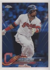 2018 Chrome Sapphire Edition Topps Online Exclusive Carlos Santana #40 7zf