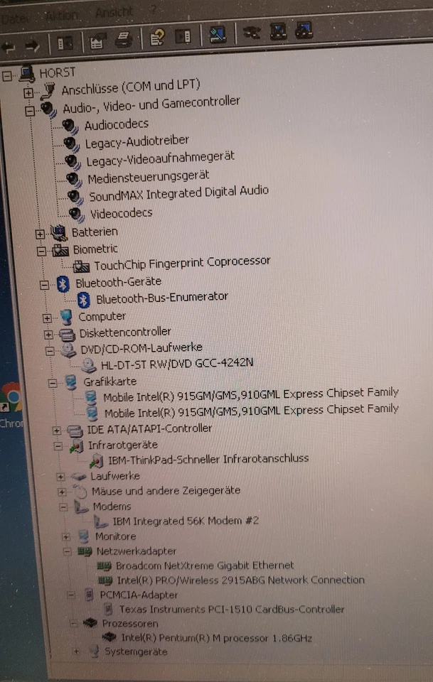 IBM ThinkPad T43, Windows XP, 2 GB Ram, Parallelport - Bild 3 von 4