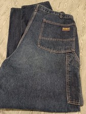 Oshkosh B'Gosh BIG Men's Blue Denim Carpenter Jeans Size 42X34 Made In USA