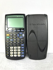 Texas Instruments TI-83 Plus Graphing Calculator Sleeve Cover Tested Works 1999