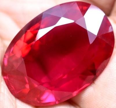 10 Ct Natural Certified BURMA Pigeon Blood Red Ruby Unheated Loose Gemstone
