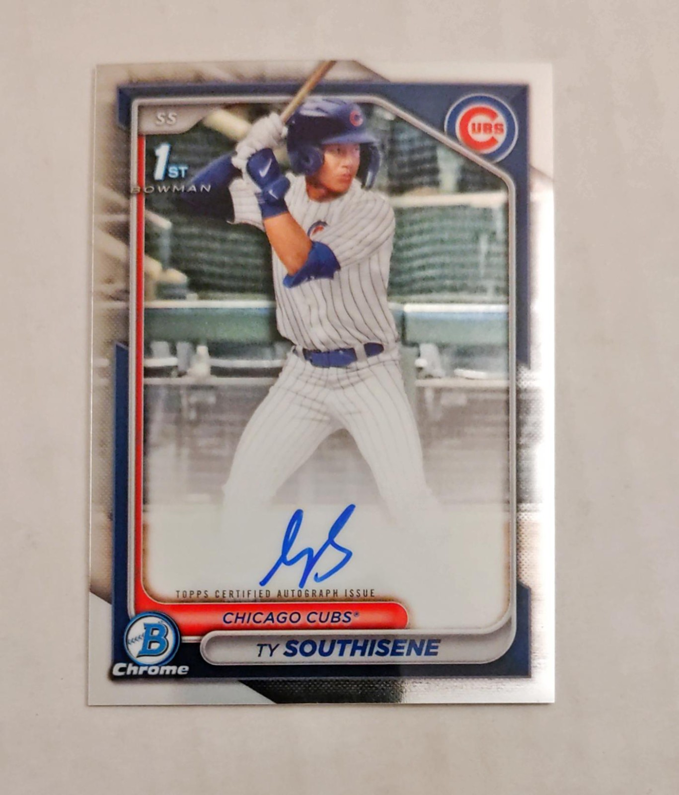 Ty Southisene 2024 1st Bowman Chrome AUTO Prospect AUTOGRAPH Chicago Cubs RC z22