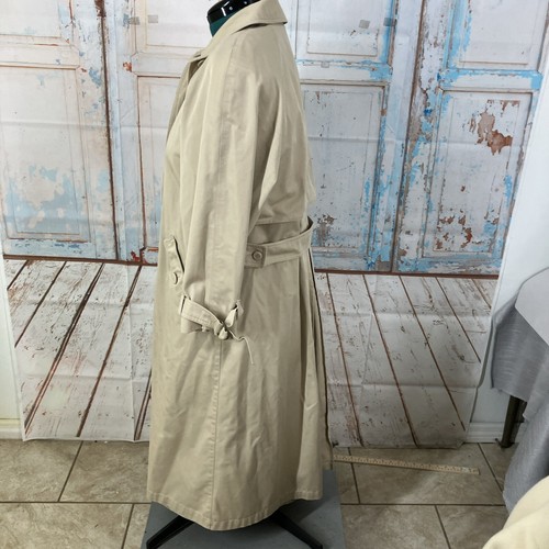 Misty Harbor Women's Rain Trench Coat Size 10P Petite Missing zip out Li Vintage - Picture 4 of 14