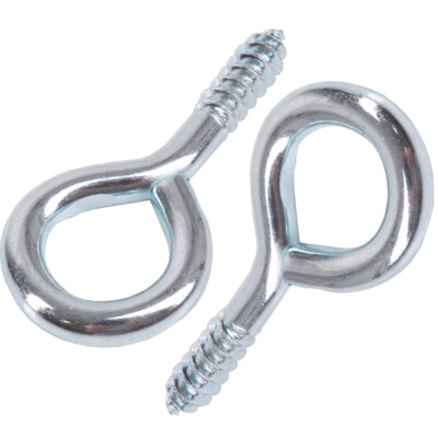 STEEL SCREW-IN HOOKS 10x 75mm 3