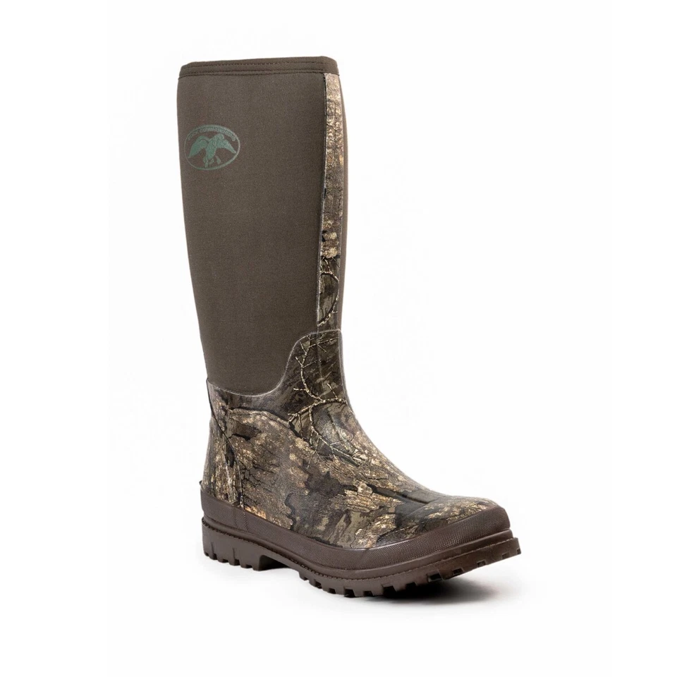 Duck Commander Rubber Men’s Hunting Boot, Canteen/Realtree Timber - Image 3 of 4