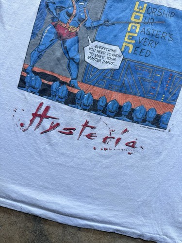 ORIGINAL 1987 Def Leppard Hysteria Women Of Doom Band T Shirt RARE Adult Size M - Picture 16 of 22