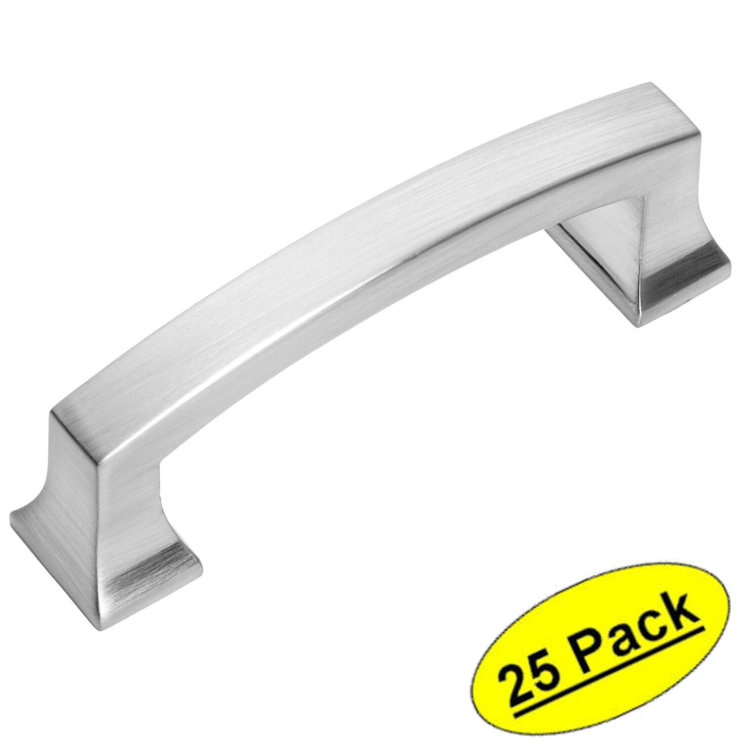 *25 Pack* Cosmas Cabinet Hardware Satin Nickel Contemporary Pulls #755-3SN Popularna niska cena