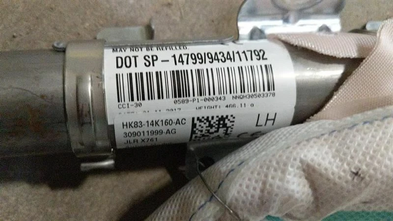 Bolsa de aire izquierda para conductor techo para conductor compatible con 17-18 F-PACE 2376015 Foto 2 de 4