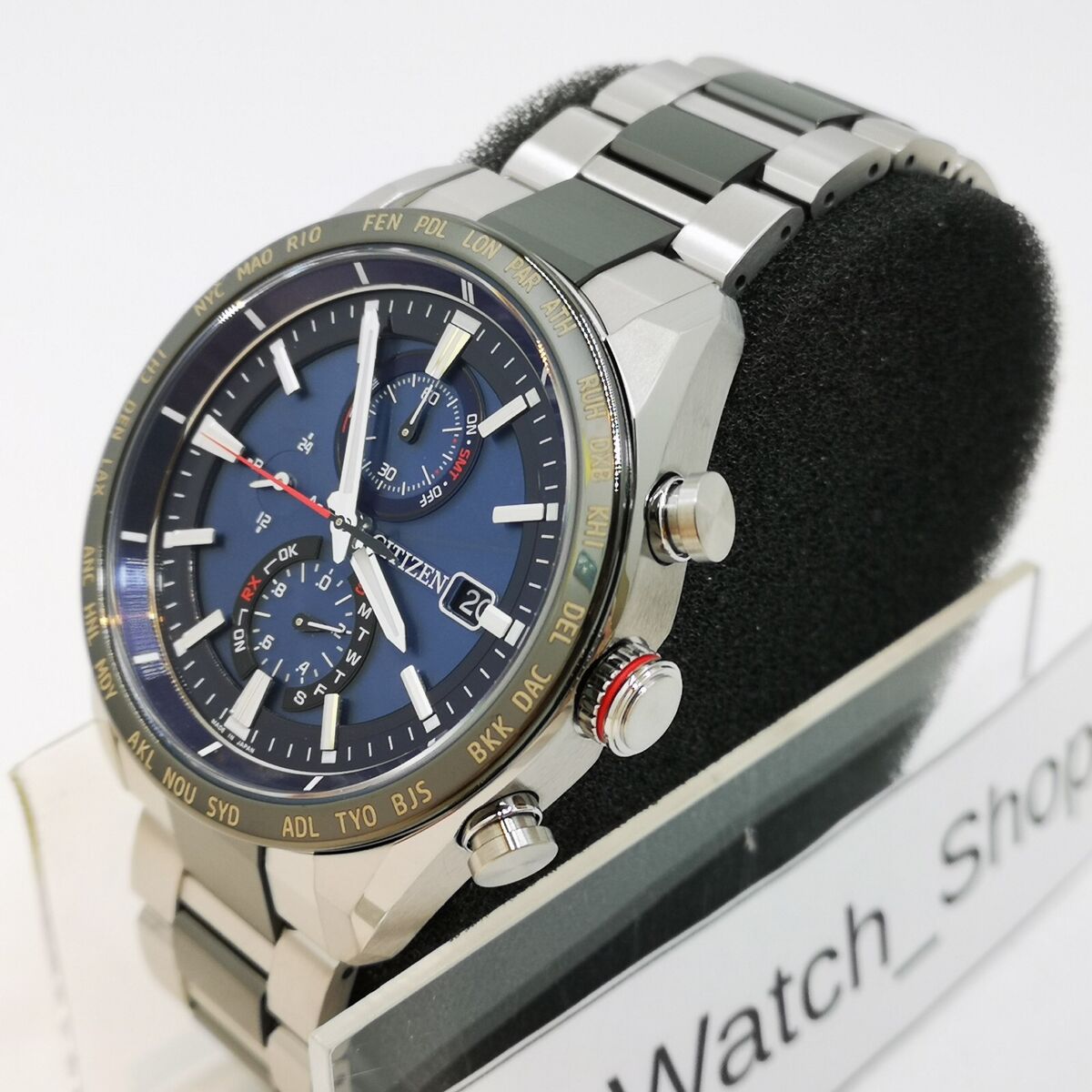 CITIZEN ATTESA Eco-Drive AT8186-51L Black Radio Titanium CITIZEN ATTESA Eco-Drive AT8186-51L Black Radio Titanium