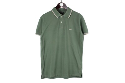 Valentino Polo T-Shirt Size XL green collared luxury style shirt