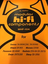 MHF-104 SAMS HI-FI HITACHI MARANTZ REALISTIC SANYO SHARP SONY SOUNDESIGN   NOS