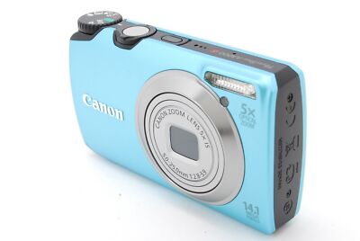 Canon PowerShot A3200 IS 14.1MP Digital Point & Shoot Camera Blue