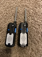 Set of Spin Master Spy Gear Blue & Black Battery Operated Walkie Talkie Toys A