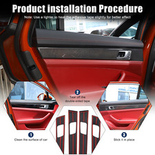 Real Carbon Faser Türverkleidung Verkleidung Für 2017-2023 Porsche Panamera