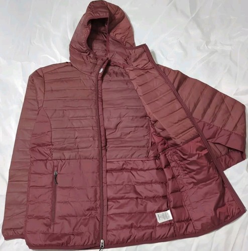 Columbia Lightweight Men's McKay Lake Hooded Down Jacket Elderberry Medium M NWT - Picture 3 of 4