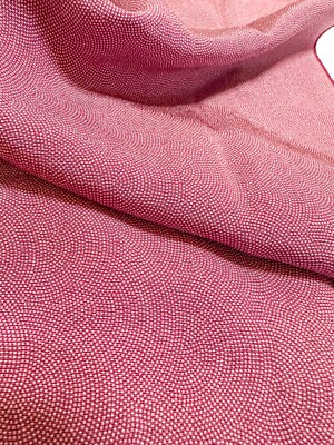 希少　ギズモ　Manufacturas Quiron,s.a. ヴィンテージ Vintage Japanese kiomono fabric silk Burguandy Base 65