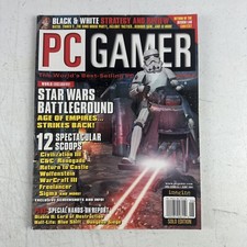 PC Gamer Magazine June 2001 with Disc NEW Star Wars Warcraft III Diablo II
