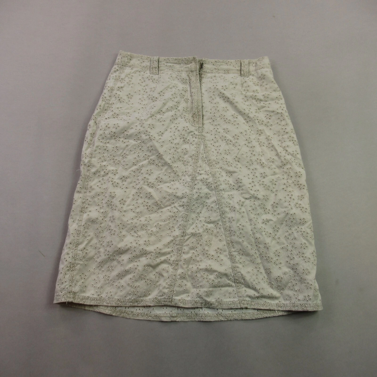 J Jill Skirt Womens 4 Lightweight Outdoors Lightweight Casual Beige